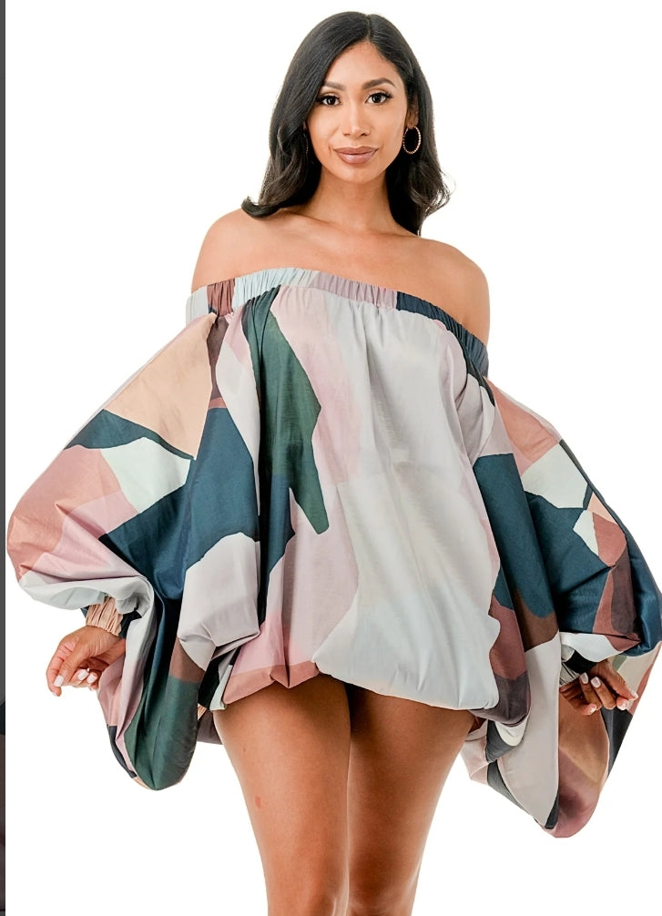 Exaggerated Top/ Dress