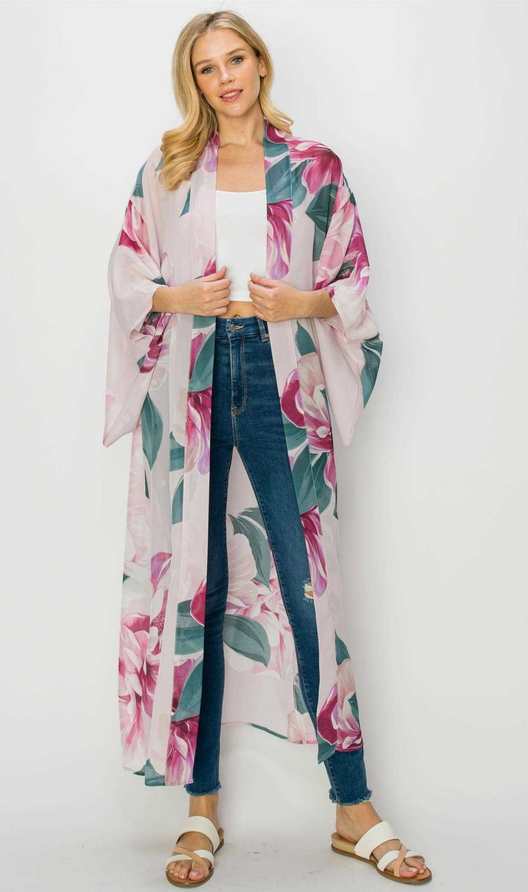 Orchid Multi Color Kimono