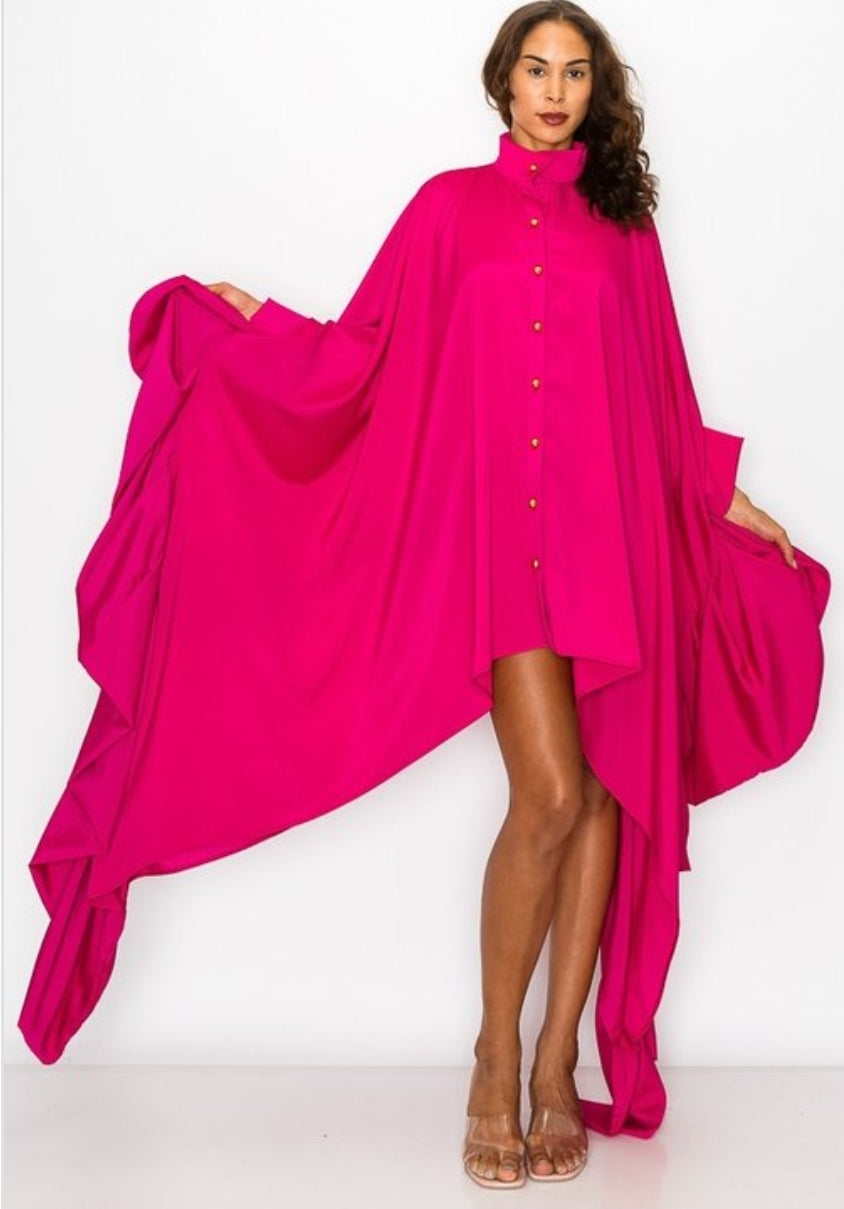 Fuschia Dress/ Shirt