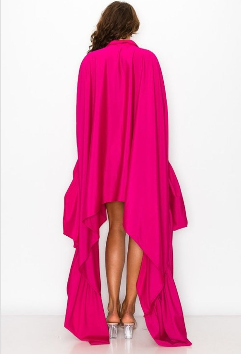 Fuschia Dress/ Shirt