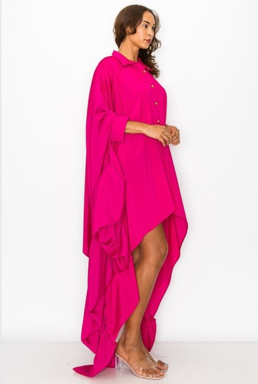 Fuschia Dress/ Shirt