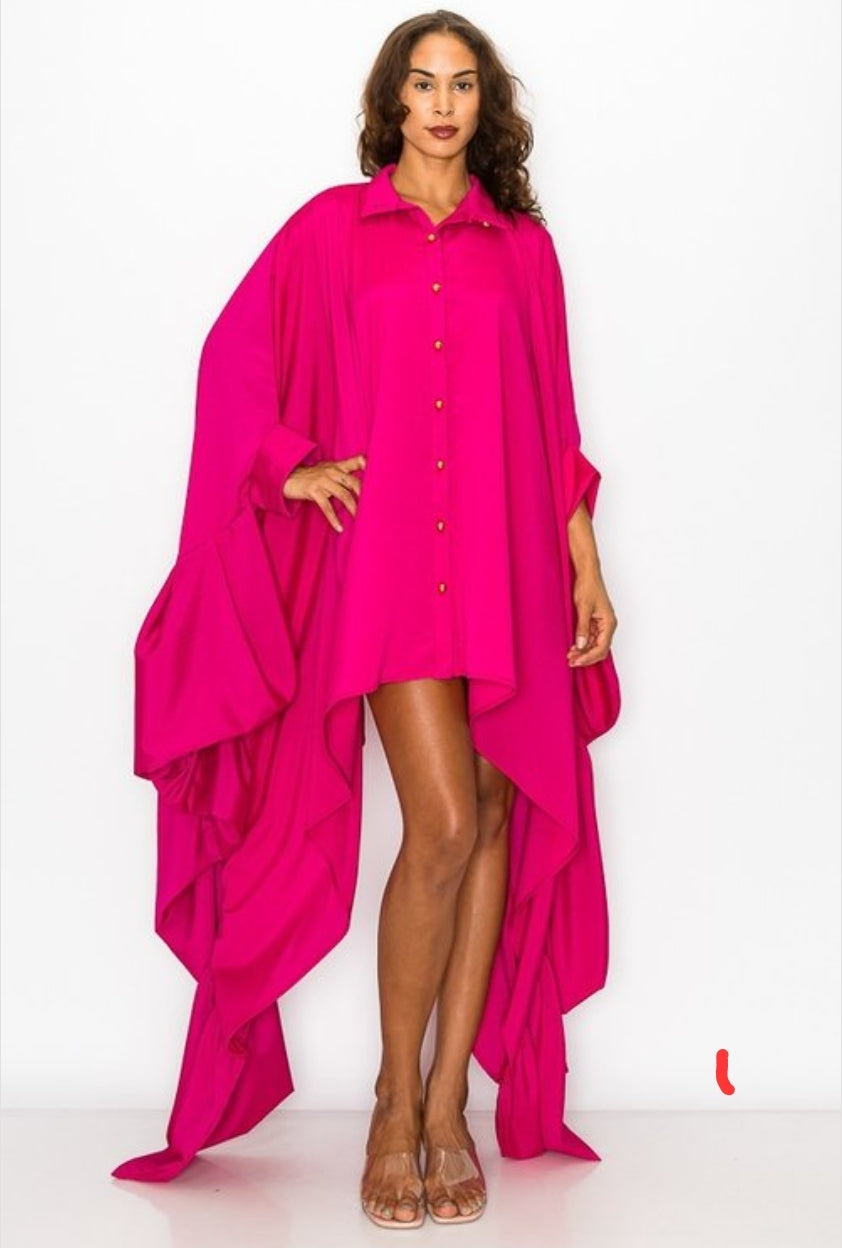 Fuschia Dress/ Shirt