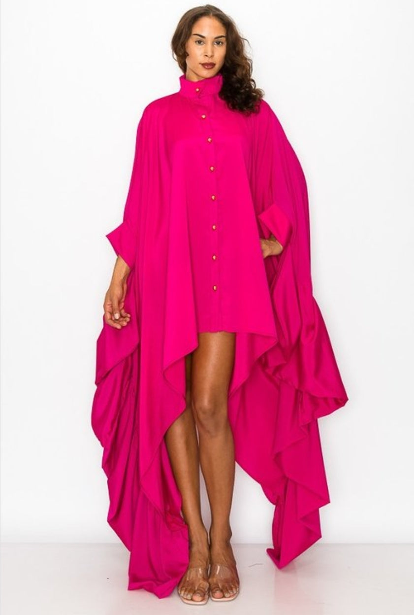 Fuschia Dress/ Shirt