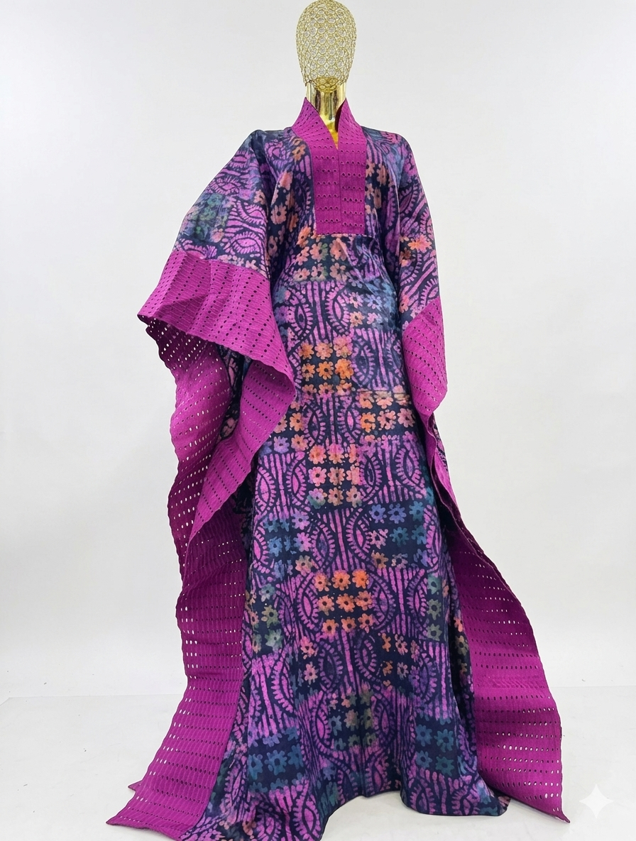Royal Magenta Couture Boubou